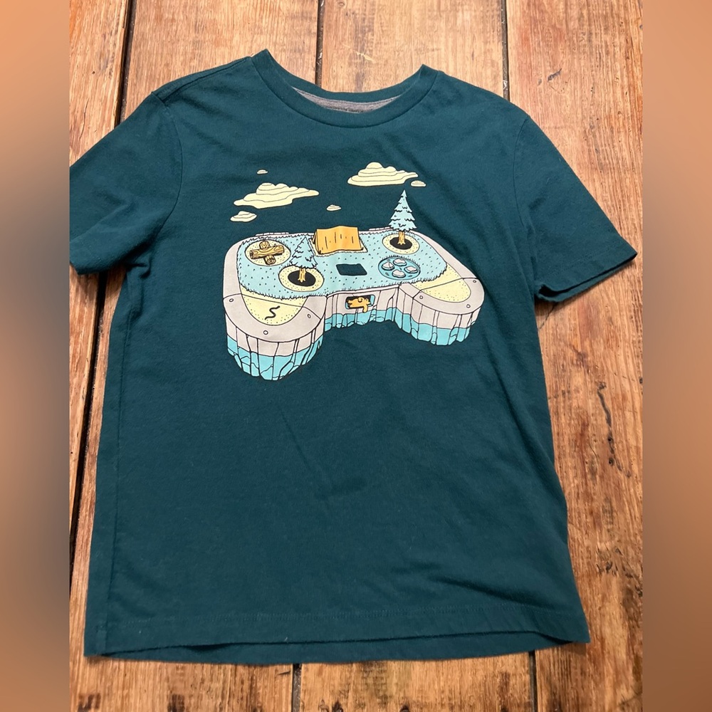 Old Navy | Boys Tee Shirt | M(8) | Green | EUC